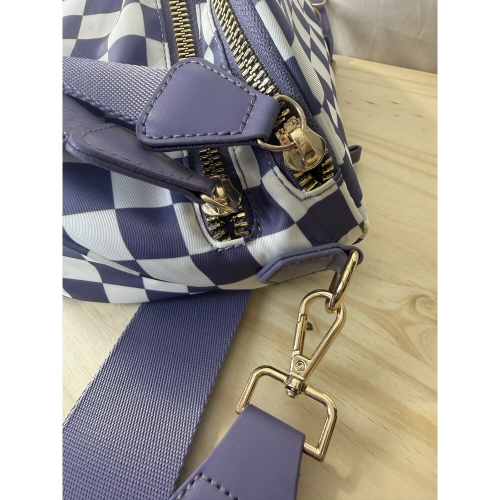 Crossbody Bags for Women Checkered Bum Bag Shoulder Bag Fanny Pack - Picture 9 of 14